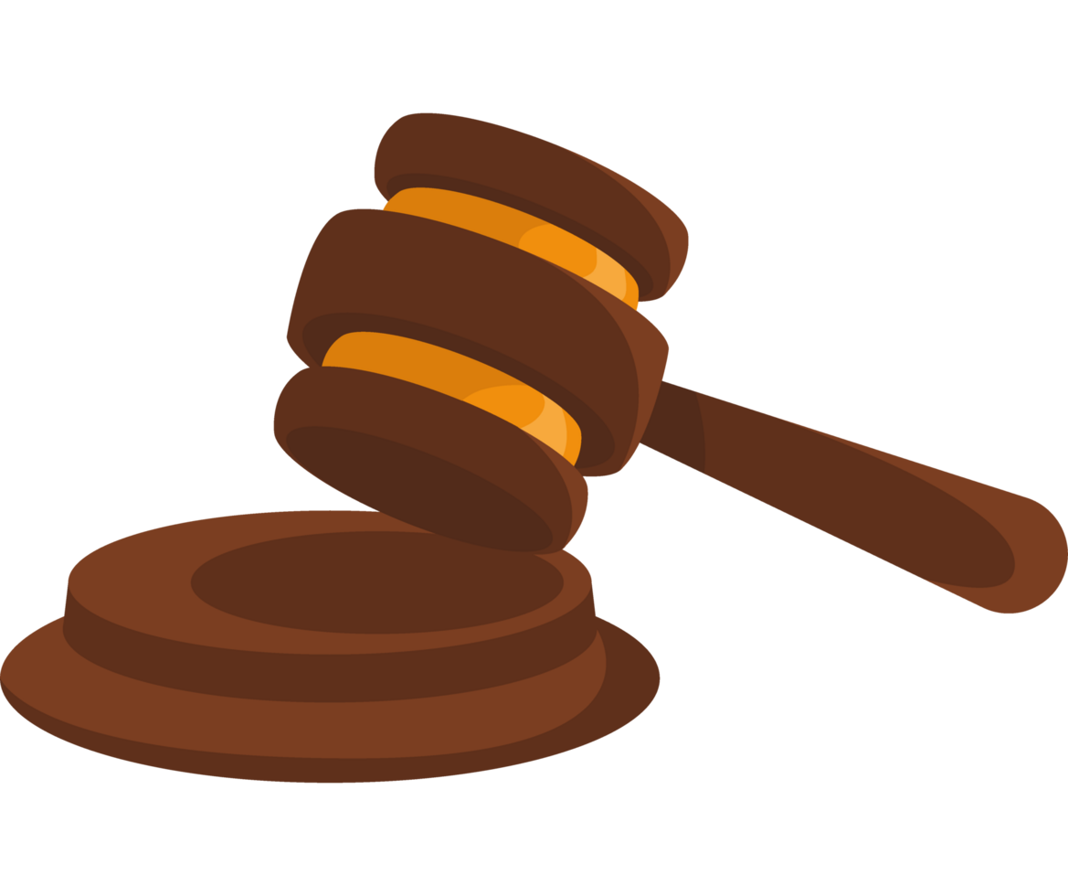 wooden hammer gavel 24091349 PNG
