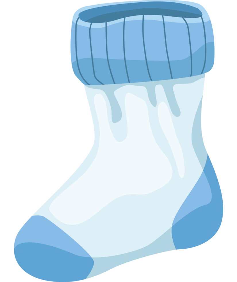 baby blue sock clothes accessory png