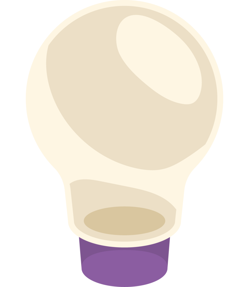 bulb light glassmorphism png