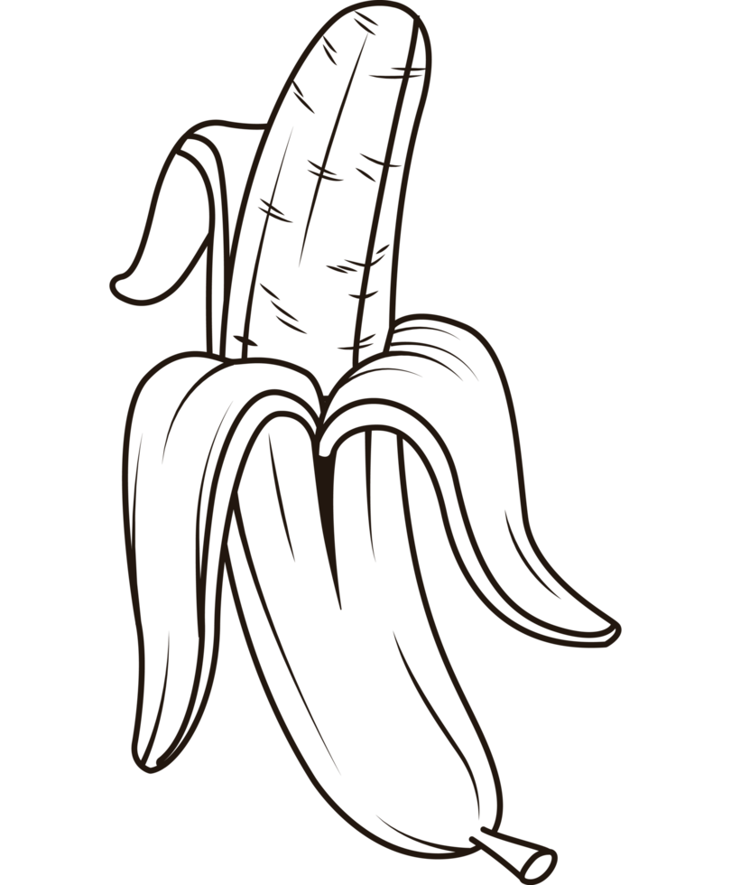 banana monochrome pop art png
