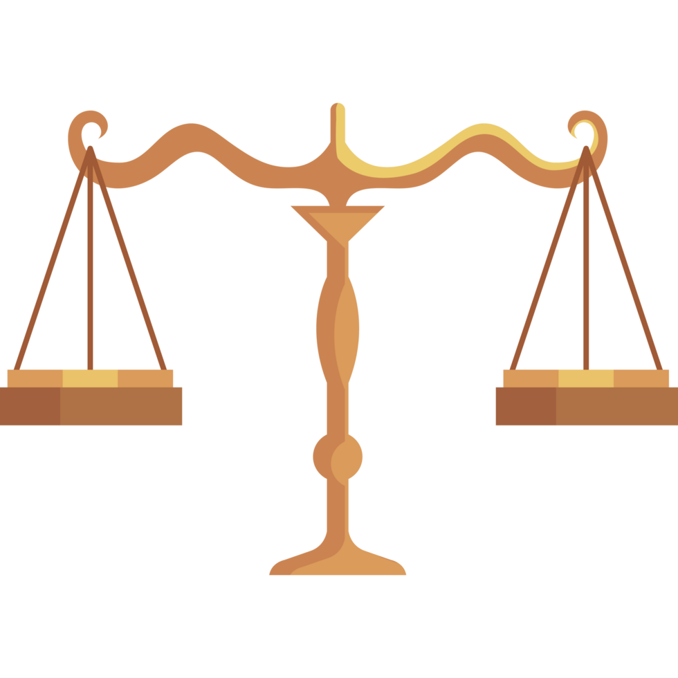 d'oro equilibrio giustizia png