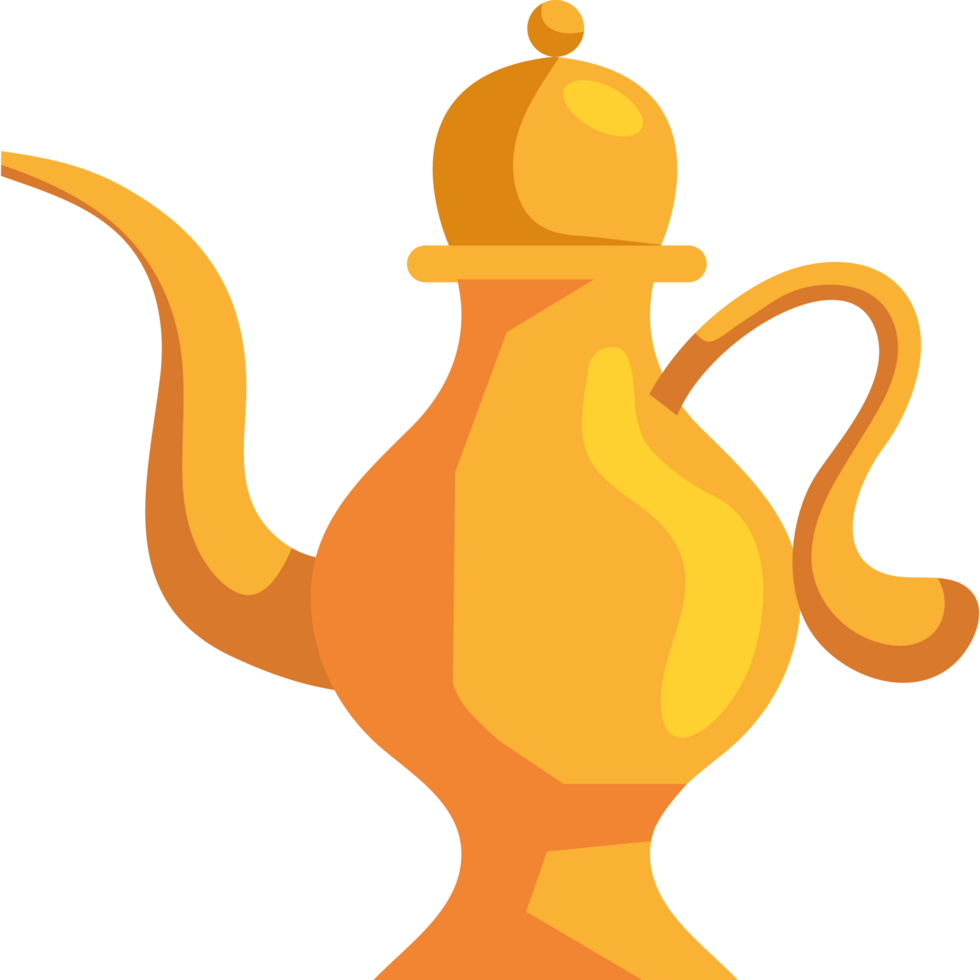 golden teapot turkish png