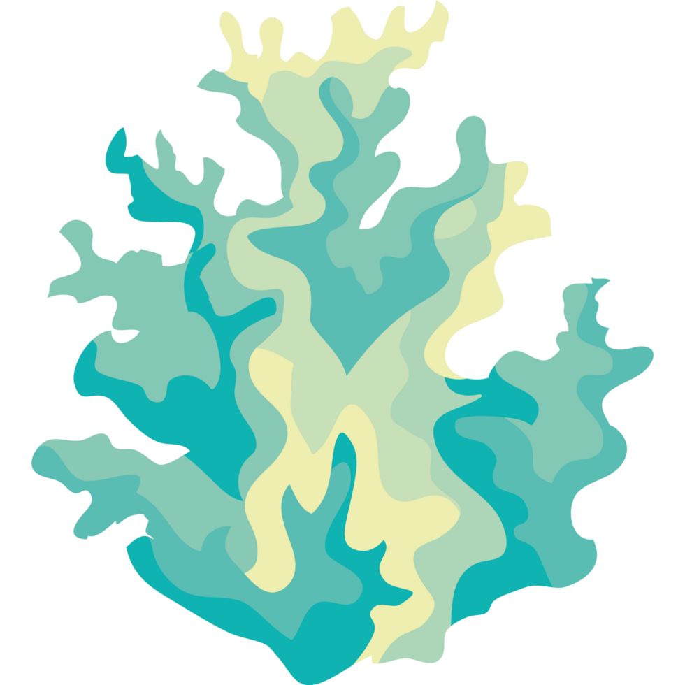 seaweed color green png