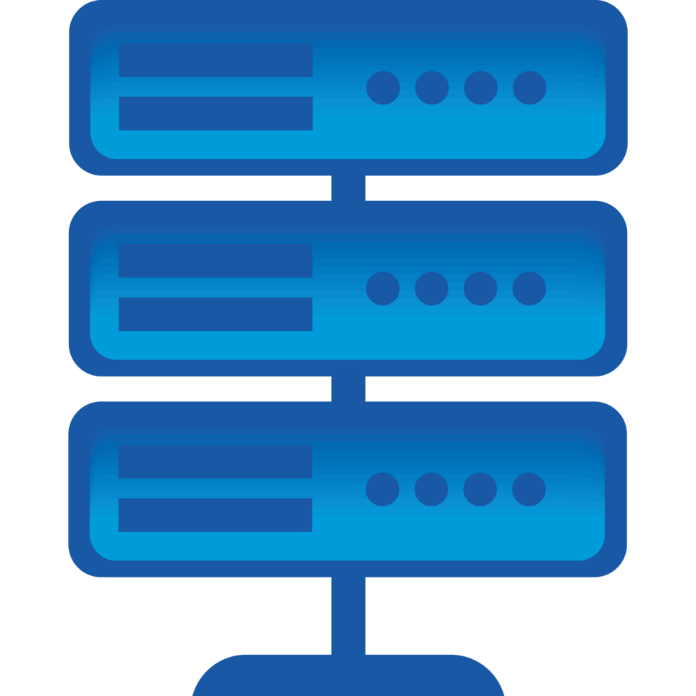 blu dati server cremagliera png