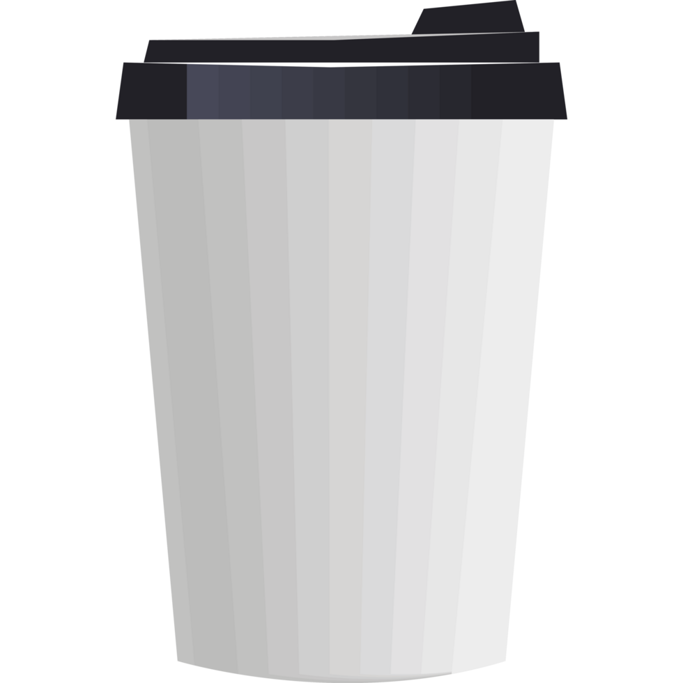 white take away pot mockup png