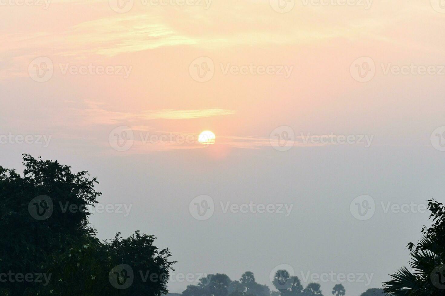 Beauty of rising sun photo