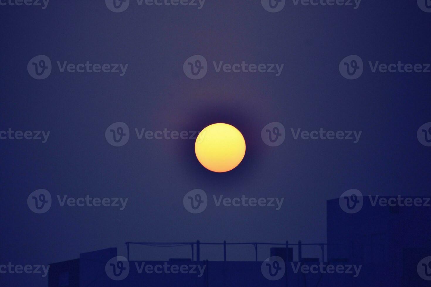 Beauty of rising sun photo