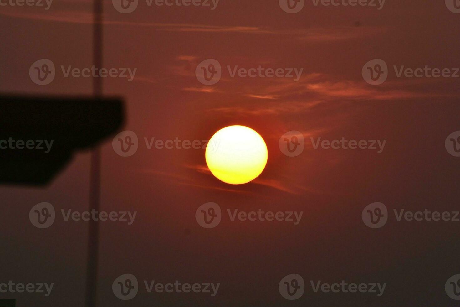 Beauty of rising sun photo