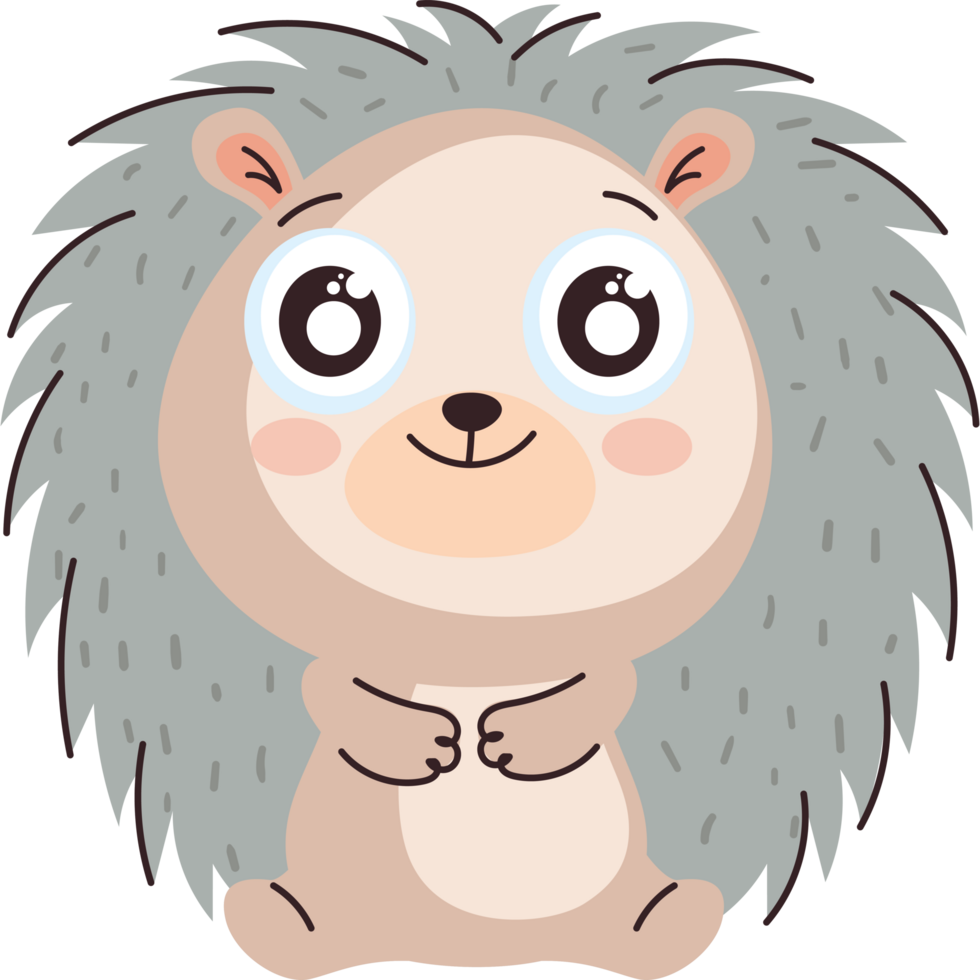 cute purcopine animal png