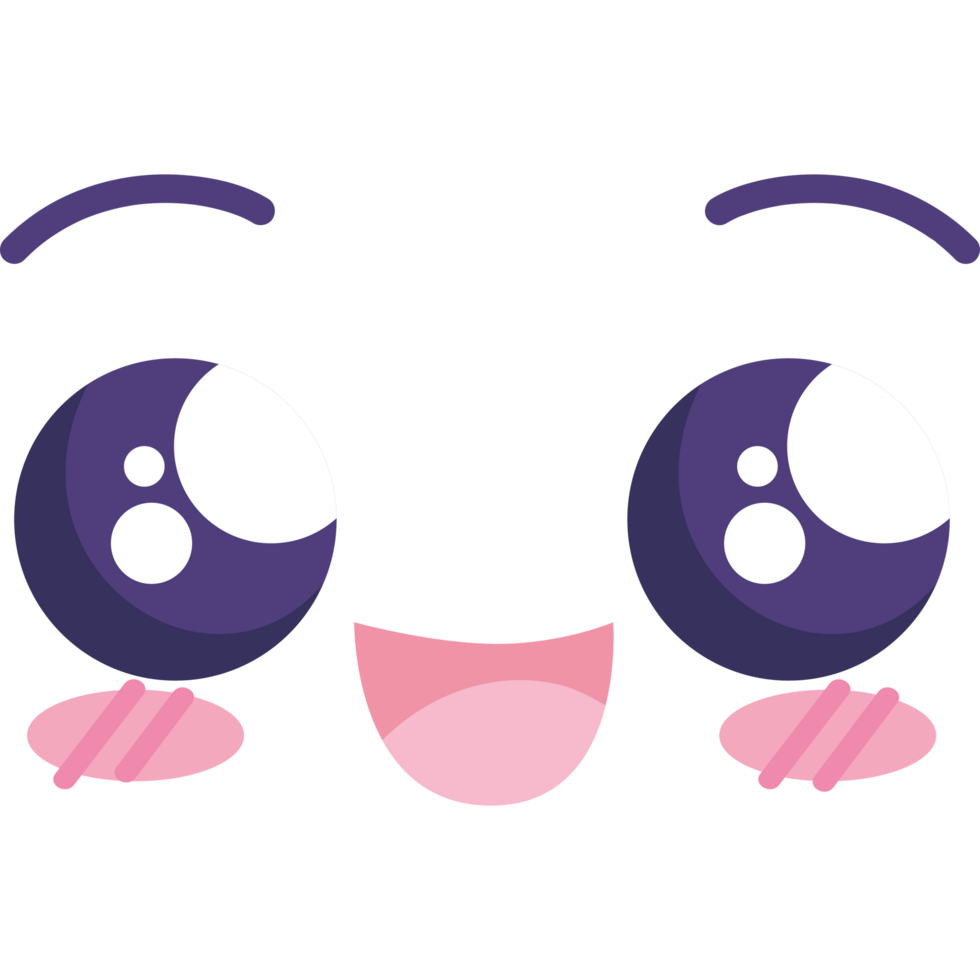 Kavaii Face, kawaii, rosto, pessoas, sorridente png