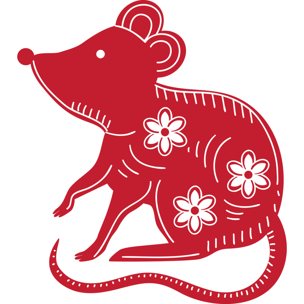 rat animal du zodiaque chinois png