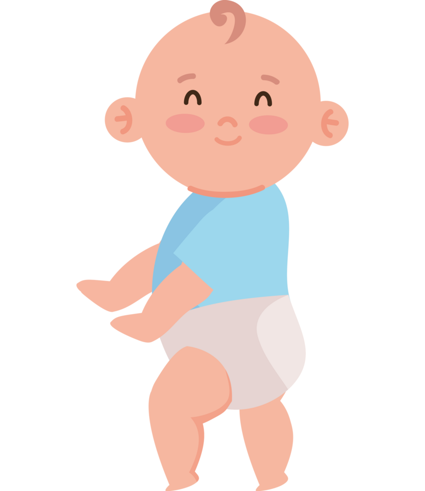 cute little baby walking png