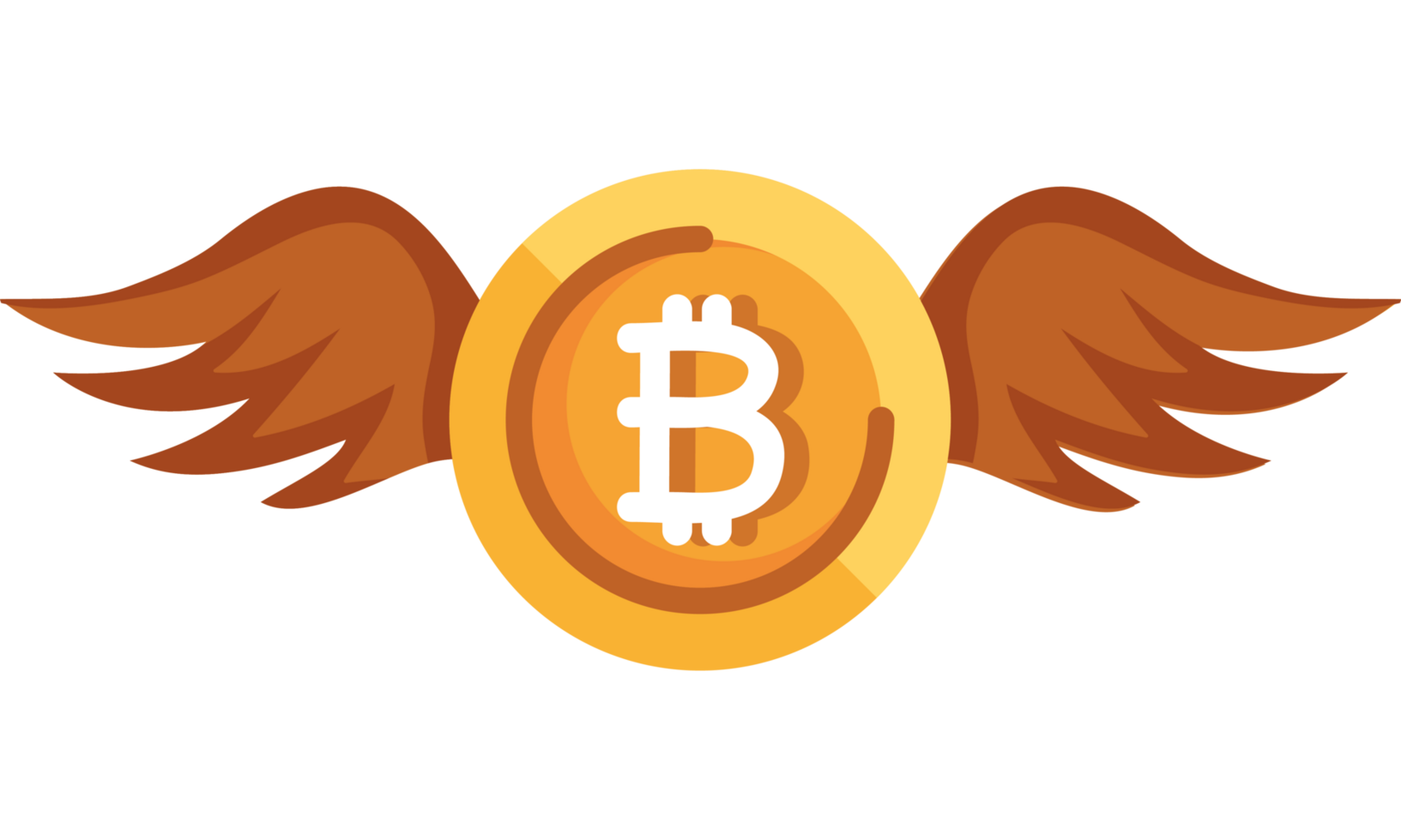 bitcoin with wings cryptocurrency png
