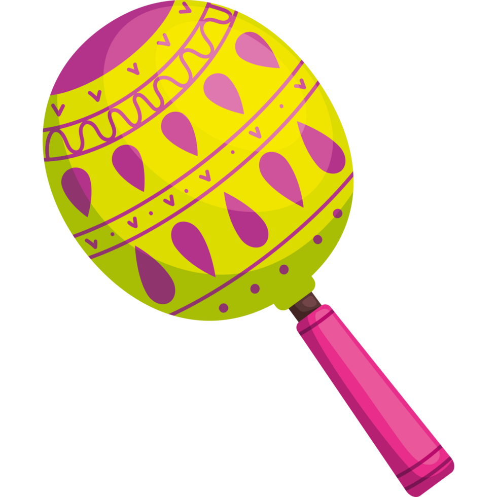 tropical maraca instrument musical png