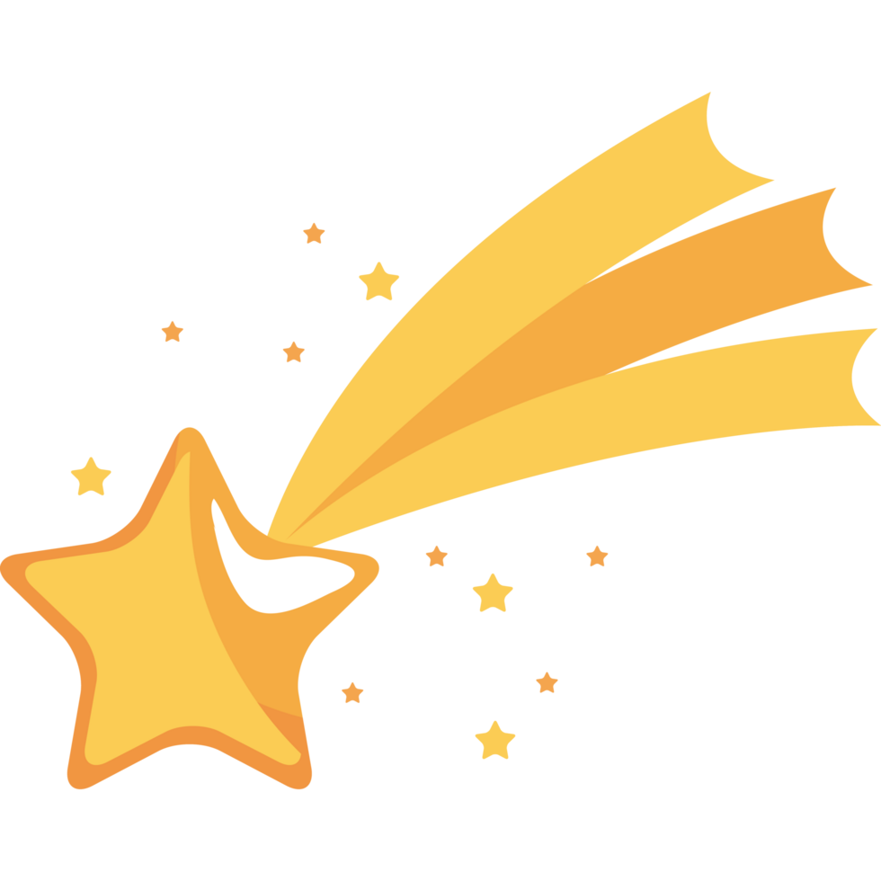 golden david shooting star 24091832 PNG