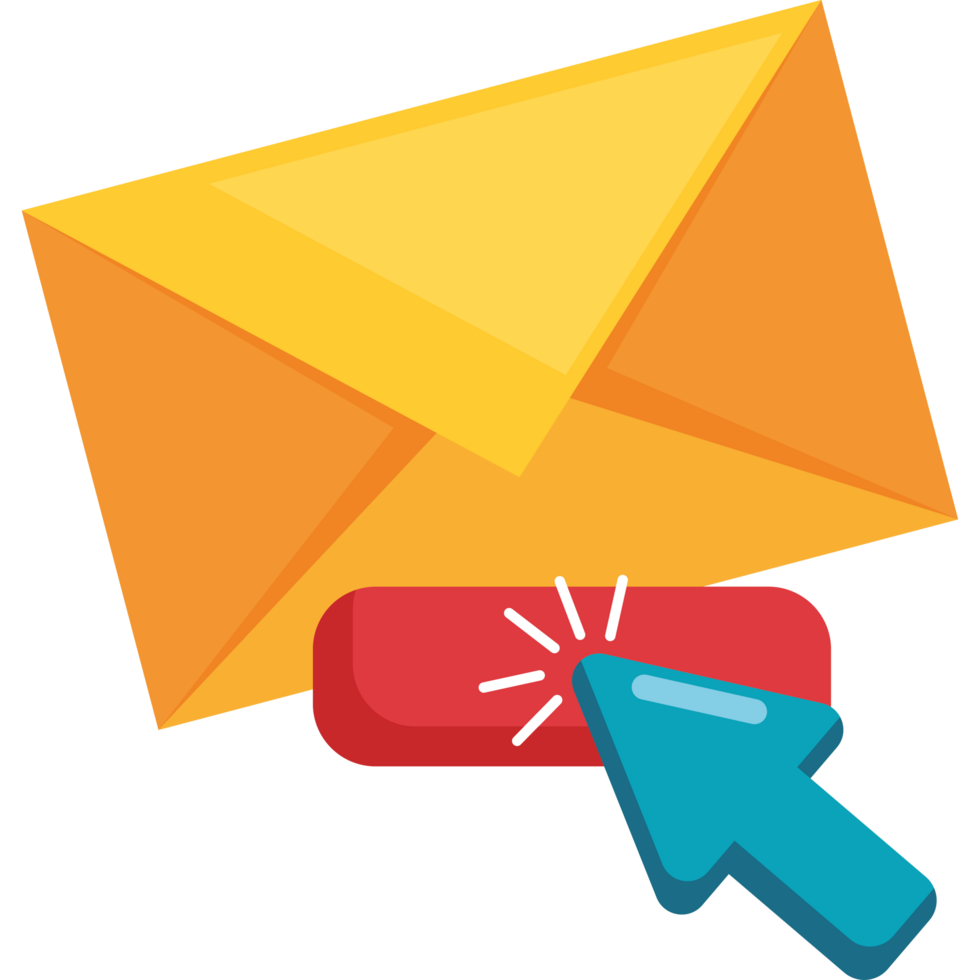 envelope email with cursor png