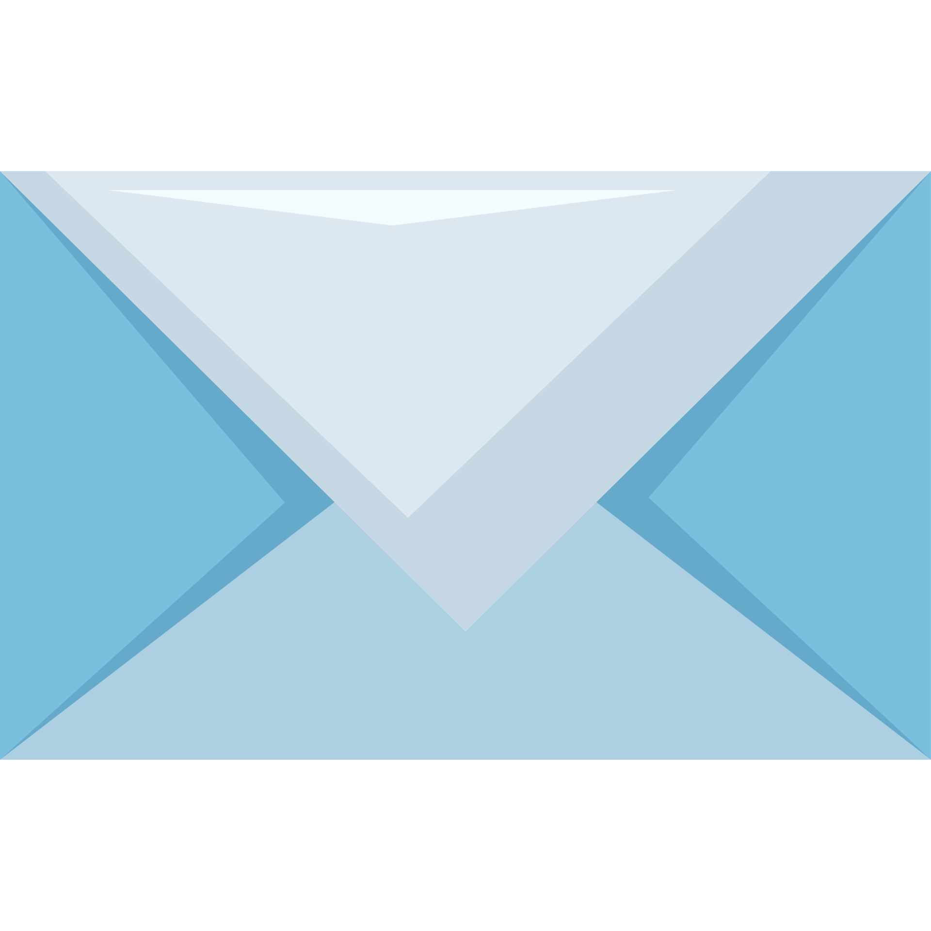 blue envelope mail 24091857 PNG