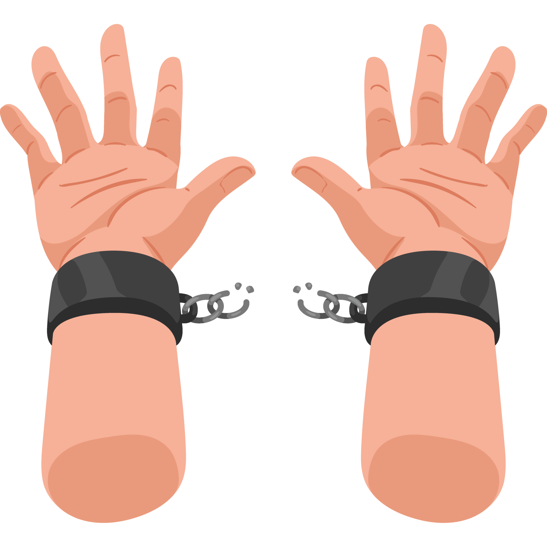 slave hands breaking handcuffs 24091922 PNG