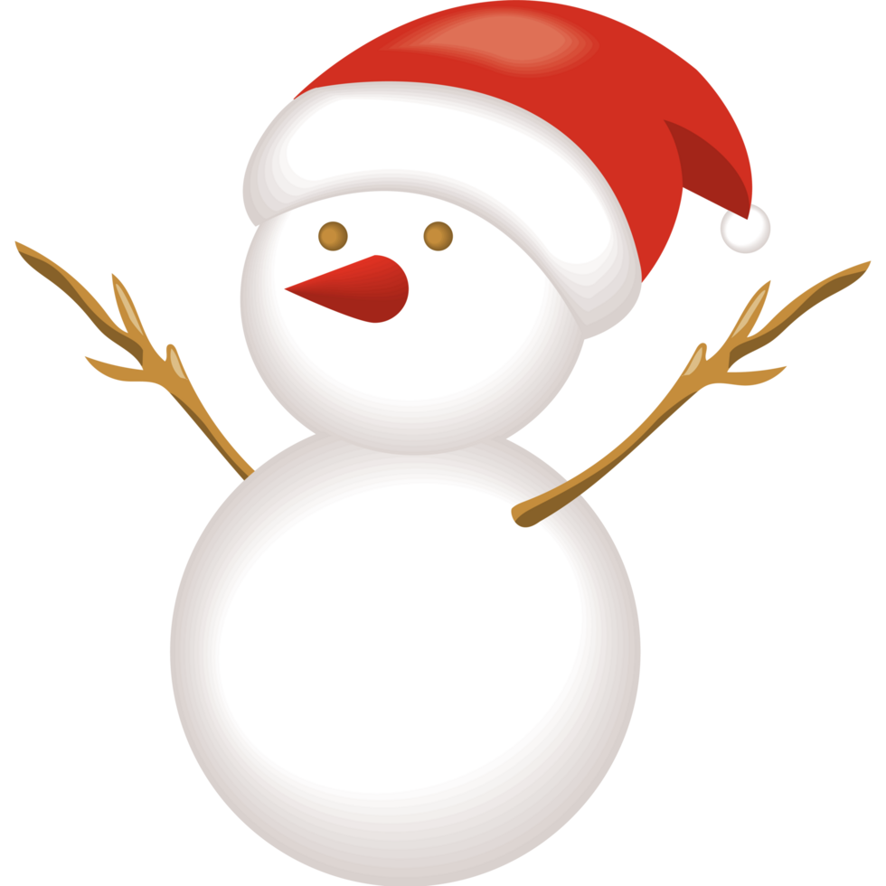 cute snowman character png