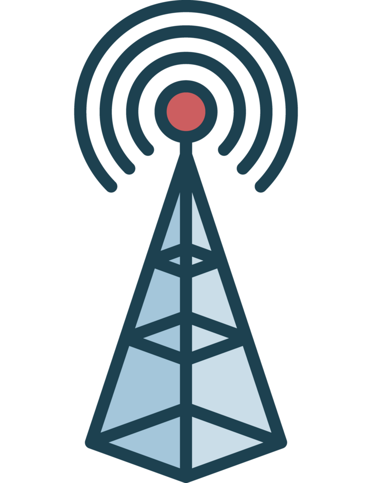 wifi signal in antena 24091945 PNG