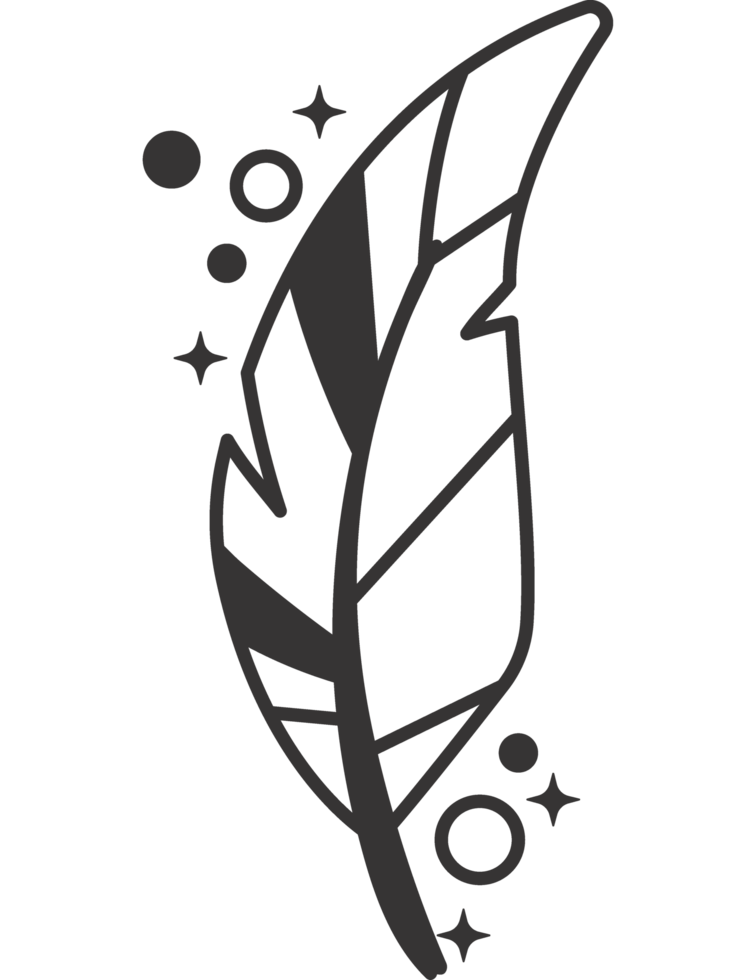 feather bird esoteric png