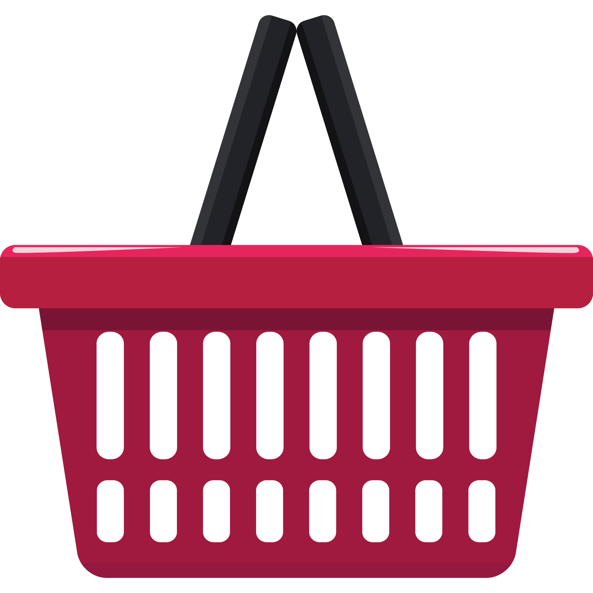 red shopping basket market 24091974 PNG