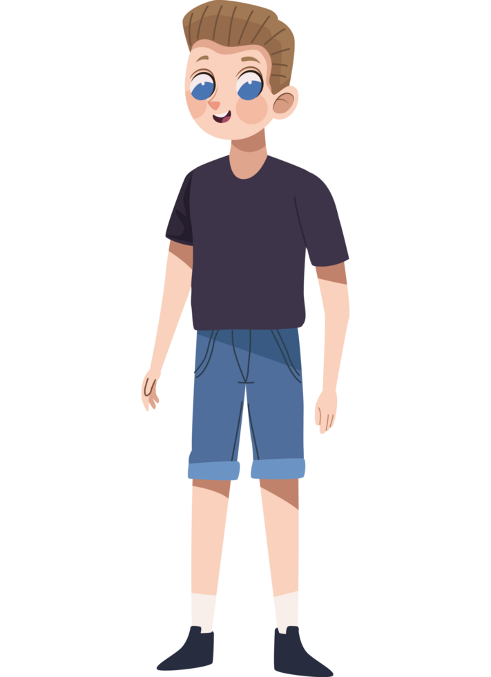 young tall man standing png