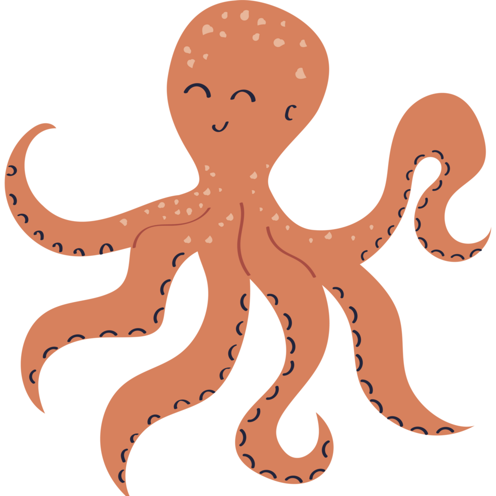 octopus sealife animal png