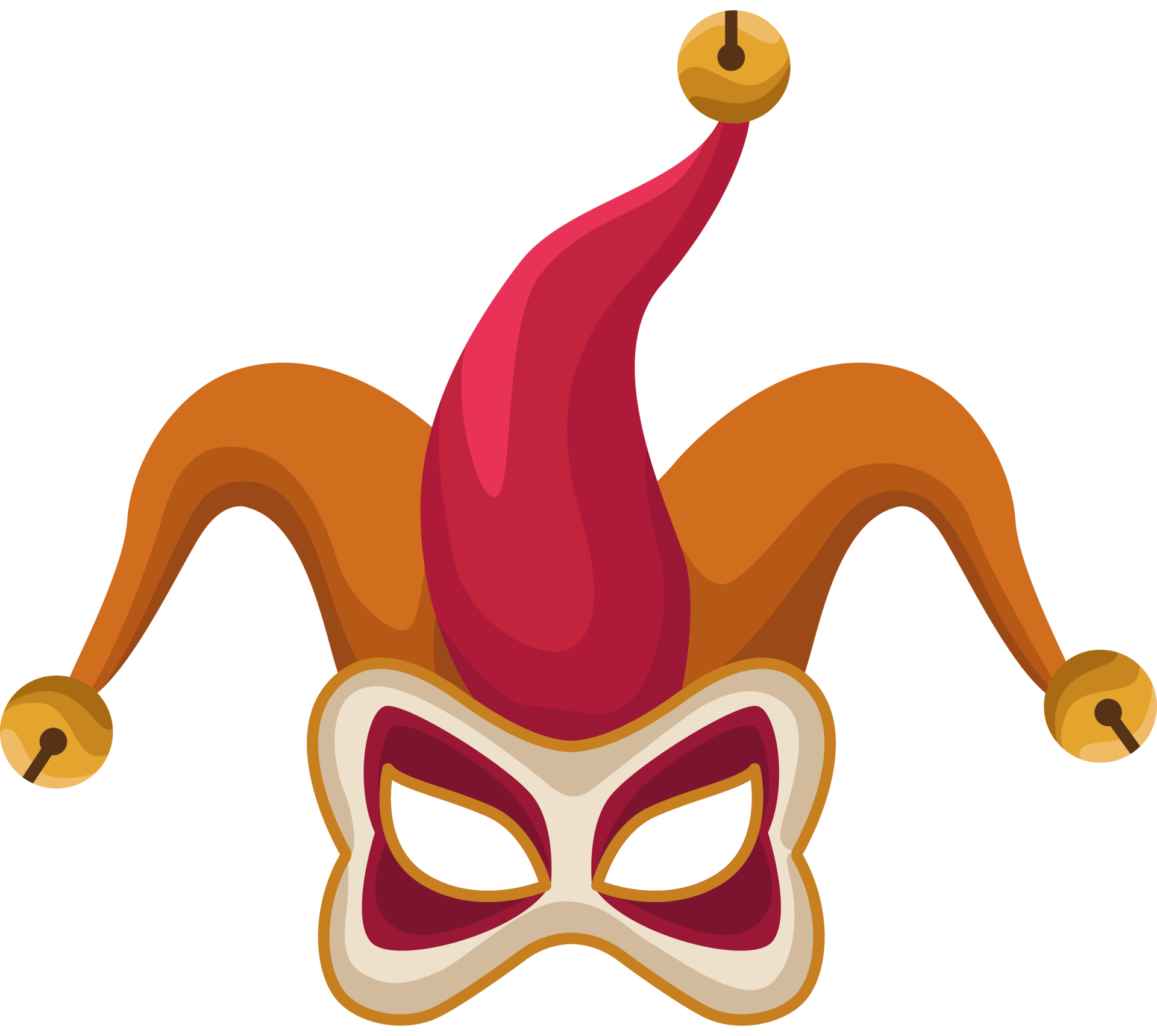 joker hat and mask 24092343 PNG