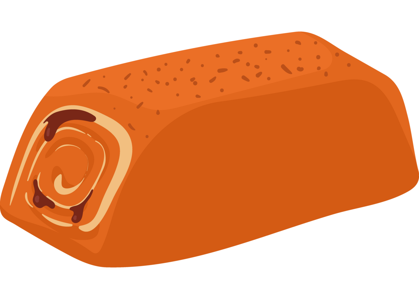 pain ou chocolat pastry product png
