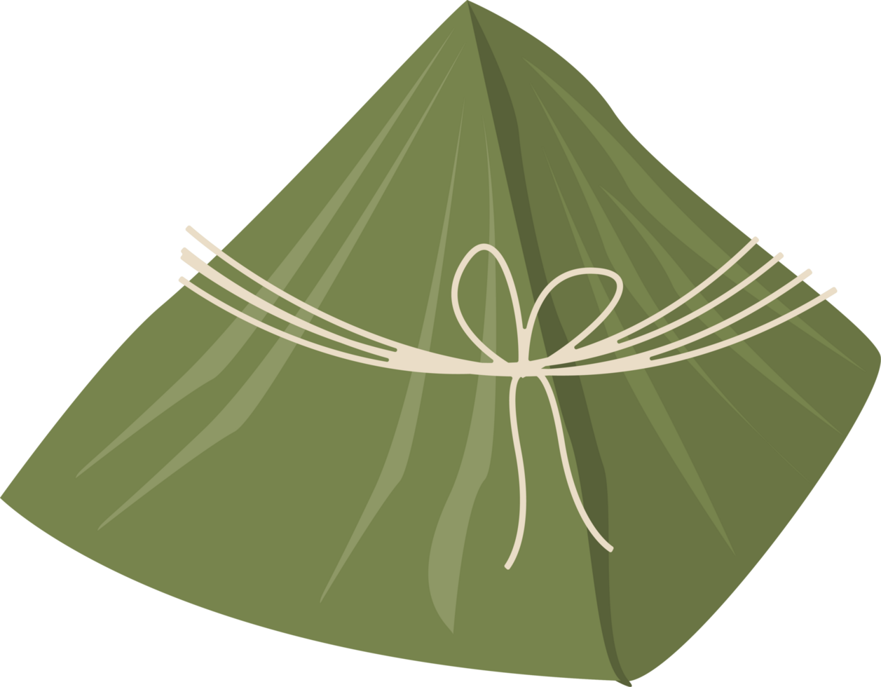 zongzi triangle pack png