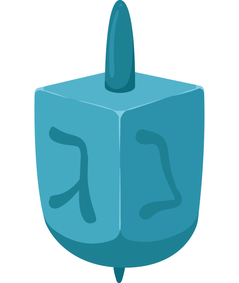 jüdisches dreidel holzspielzeug png