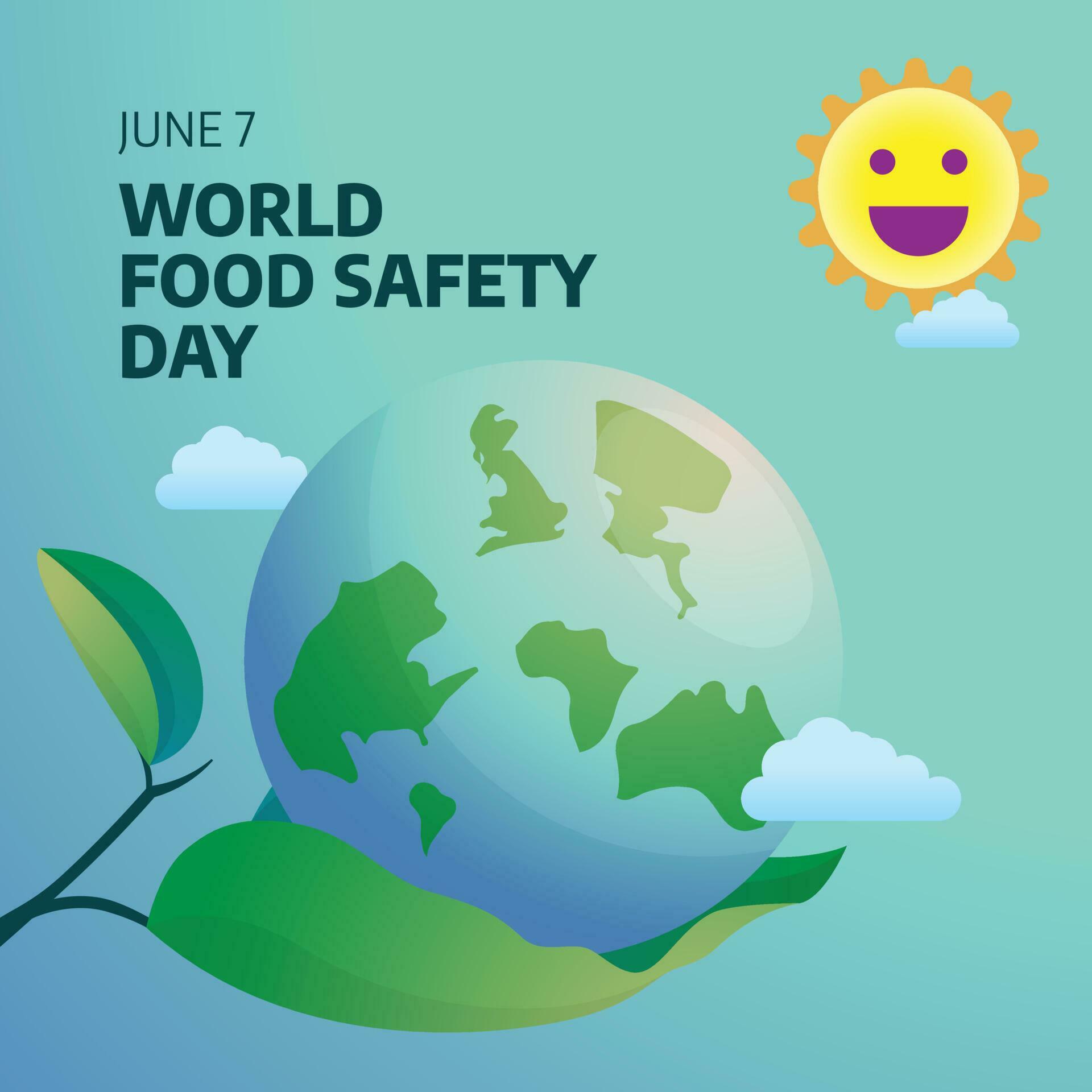 vector graphic of World Food Safety Day good for World Food Safety Day