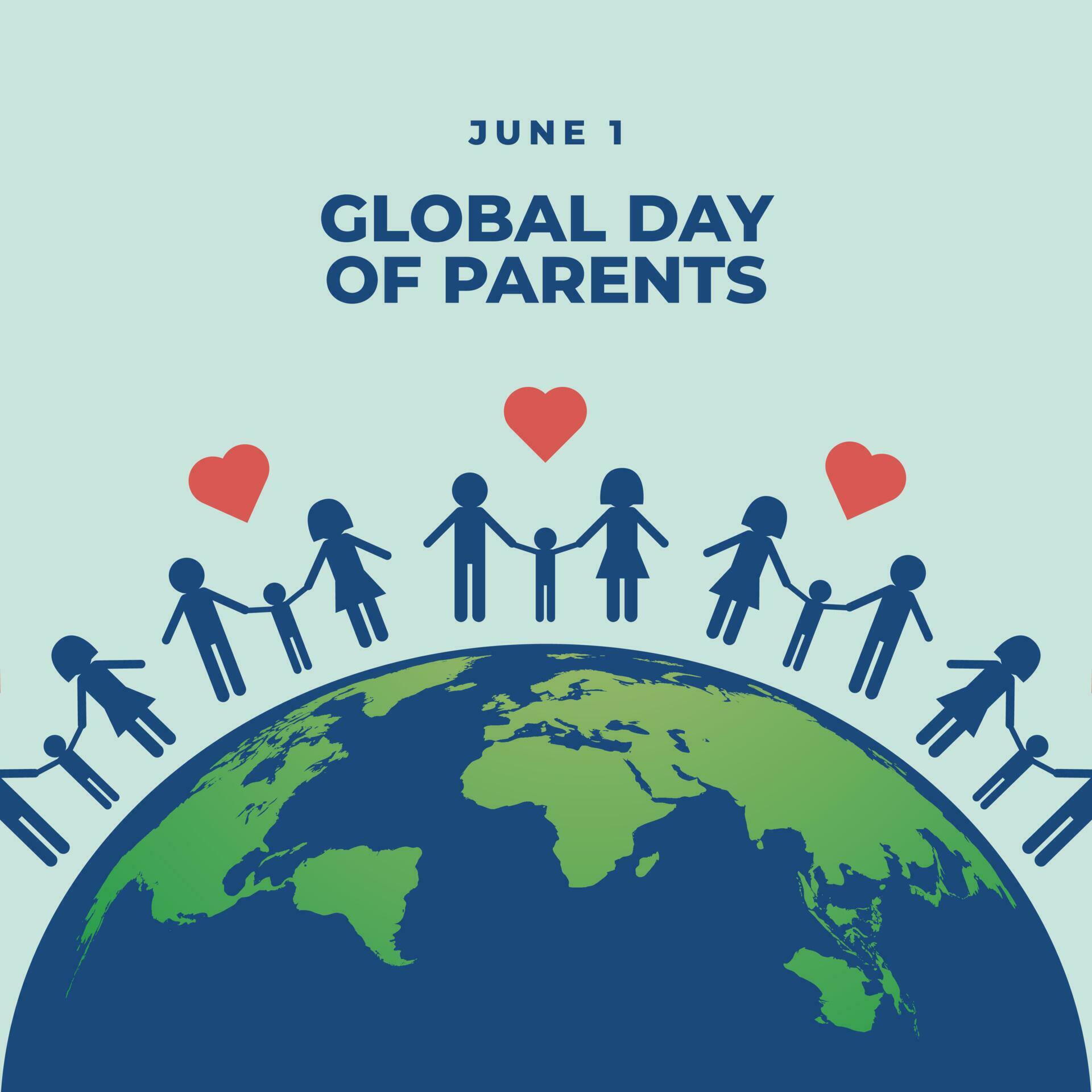 vector graphic of global day of parents good for global day of parents