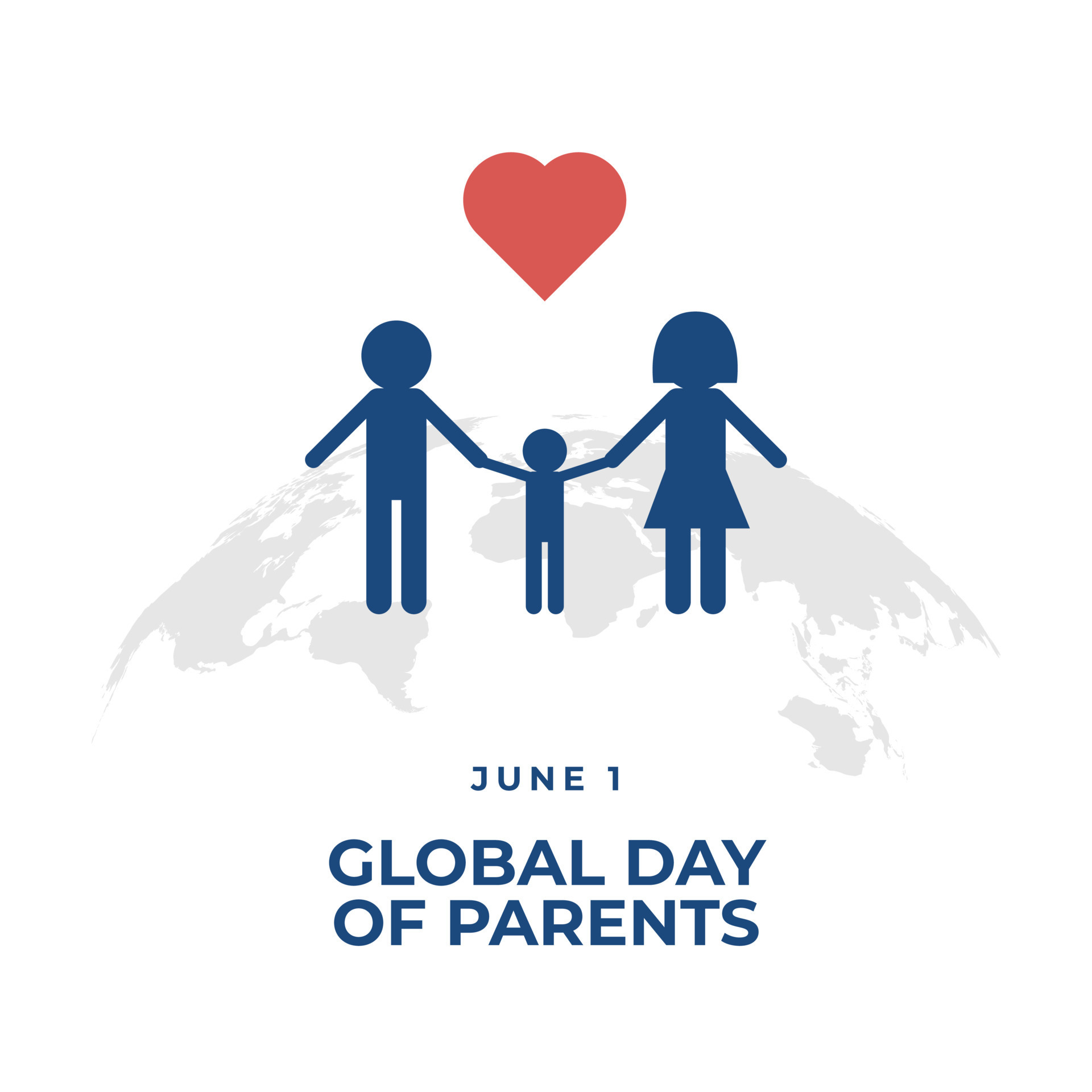vector graphic of global day of parents good for global day of parents