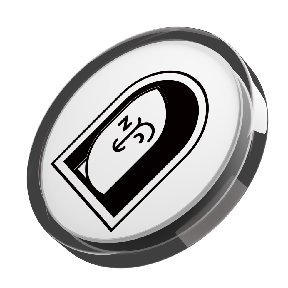 APENFT ,NFT Glass Crypto Coin 3D Illustration png
