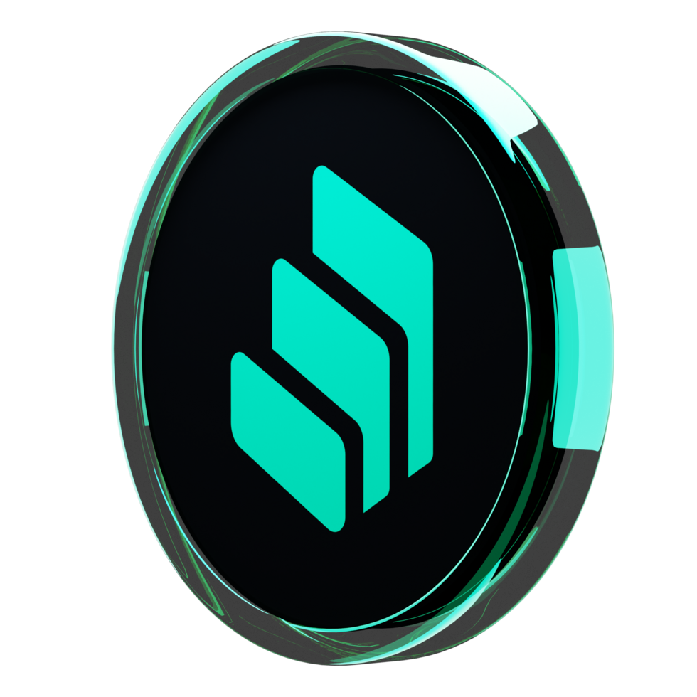 Compound Glass Crypto Coin 3D Illustration 24092774 PNG