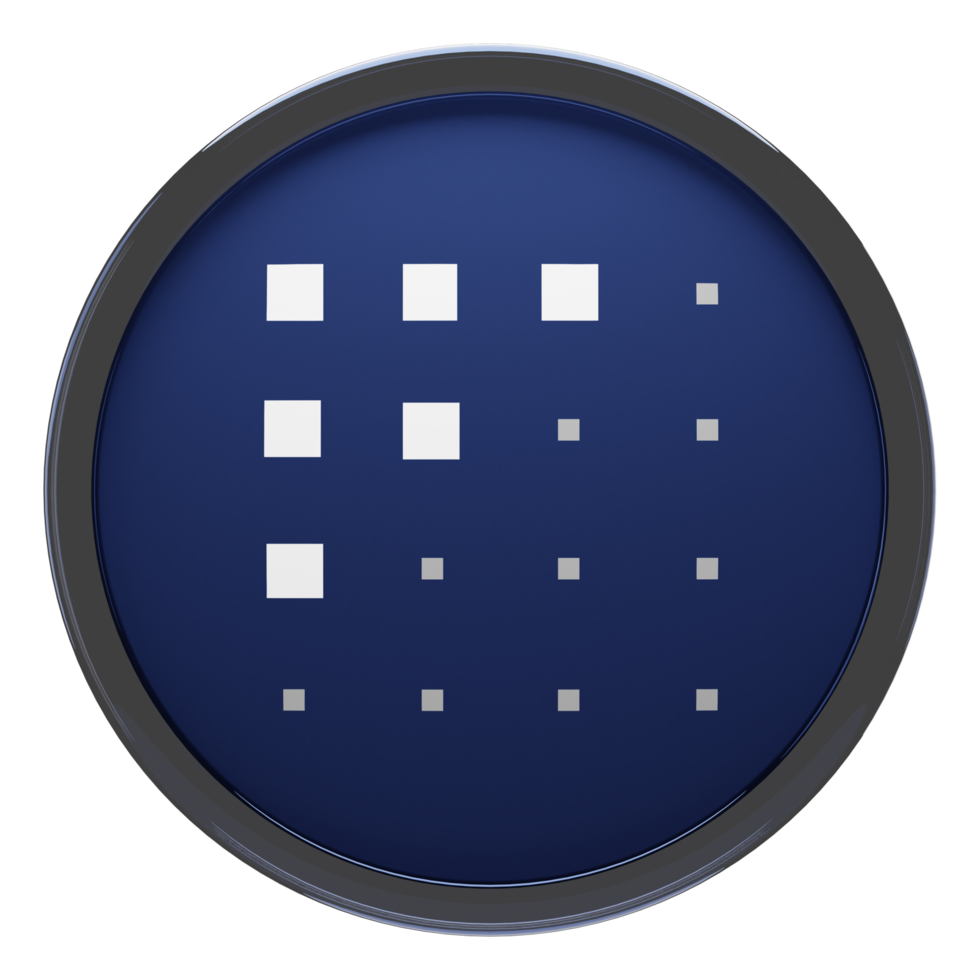 Fetch ai ,FET Glass Crypto Coin 3D Illustration png