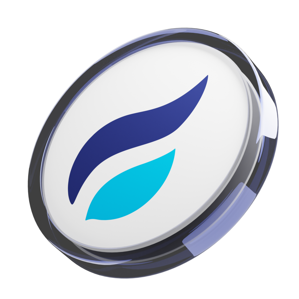 Huobi Token ,HT Glass Crypto Coin 3D Illustration png