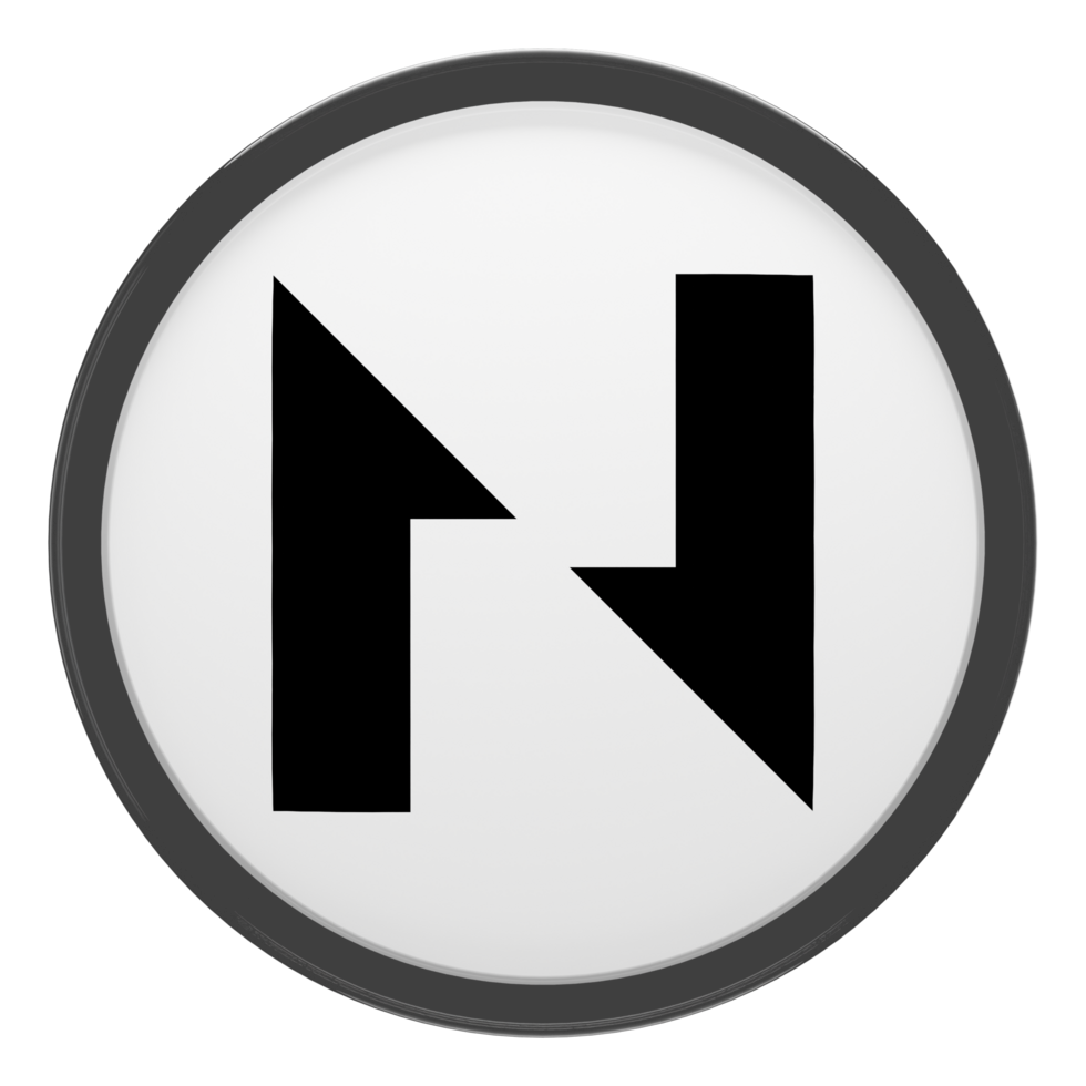 Nervos Network ,CKB Glass Crypto Coin 3D Illustration png