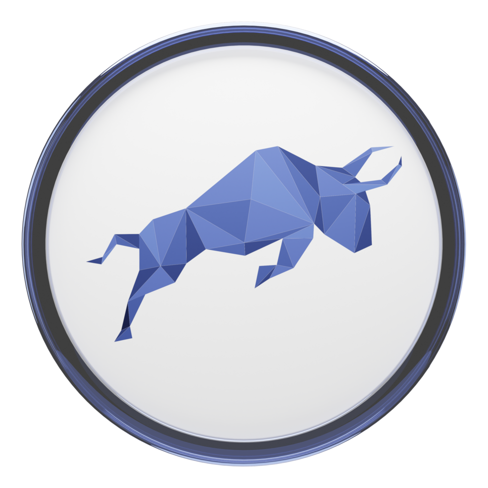 Polymath ,POLY Glass Crypto Coin 3D Illustration png