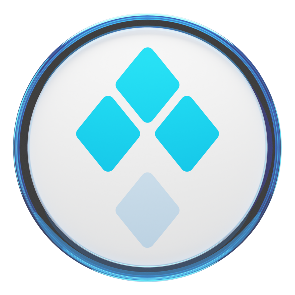 ssv network ,SSV Glass Crypto Coin 3D Illustration png
