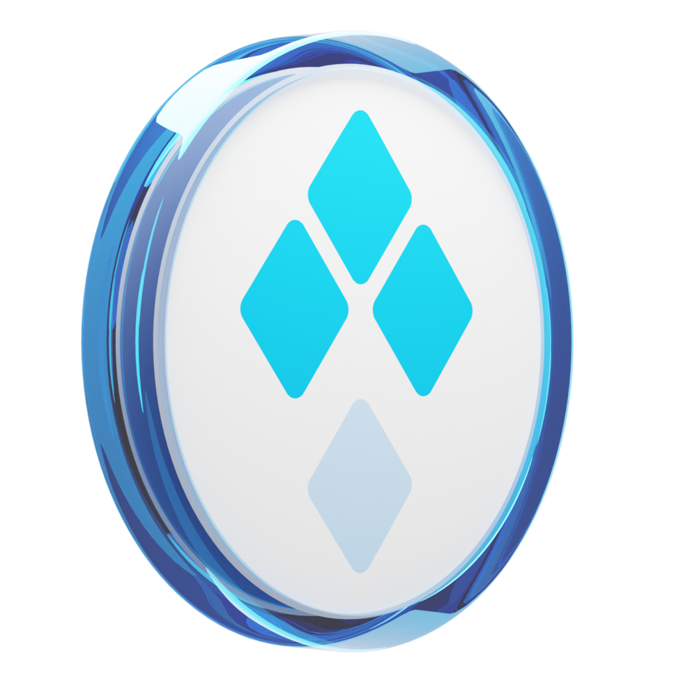 ssv network ,SSV Glass Crypto Coin 3D Illustration png