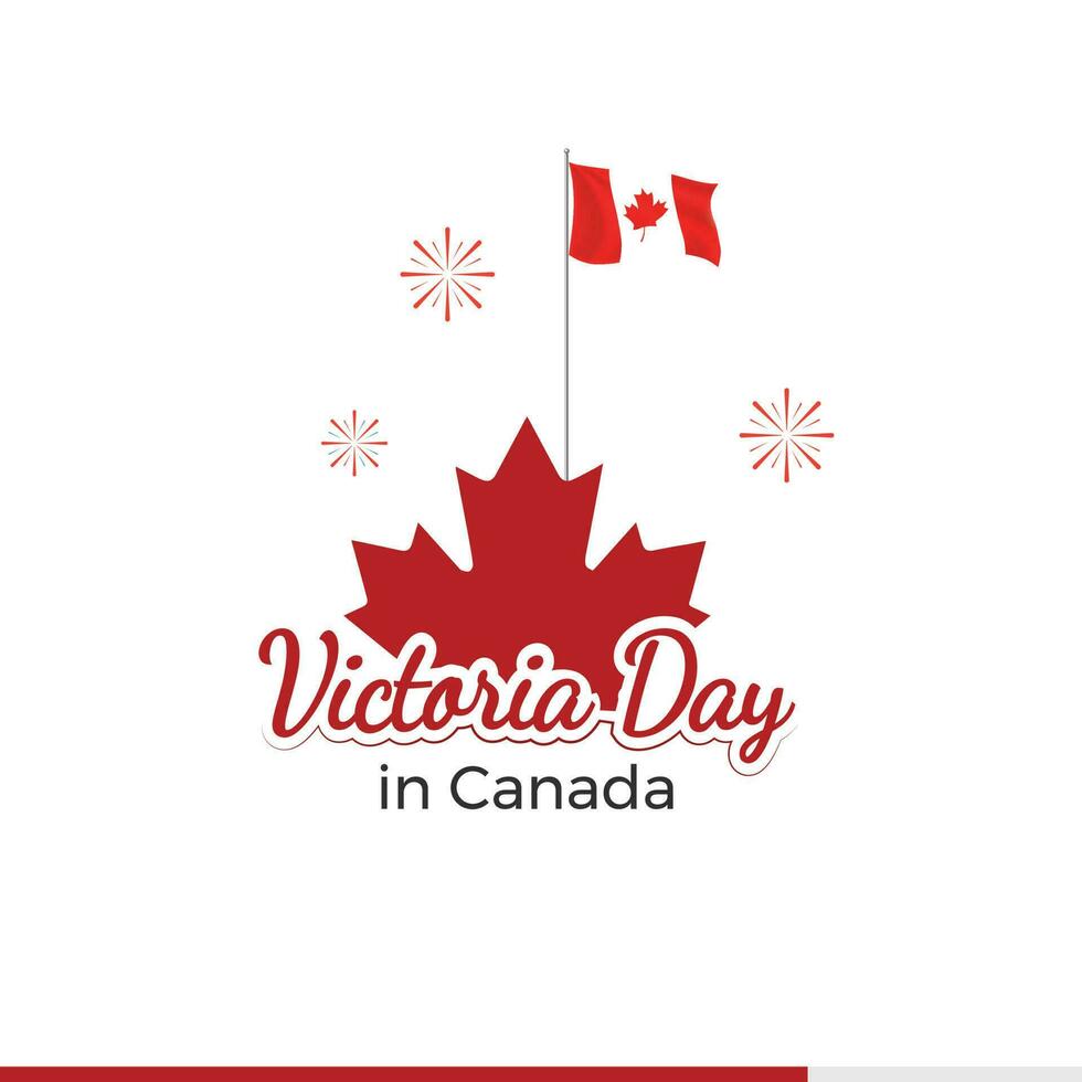 Canadá victoria día vector