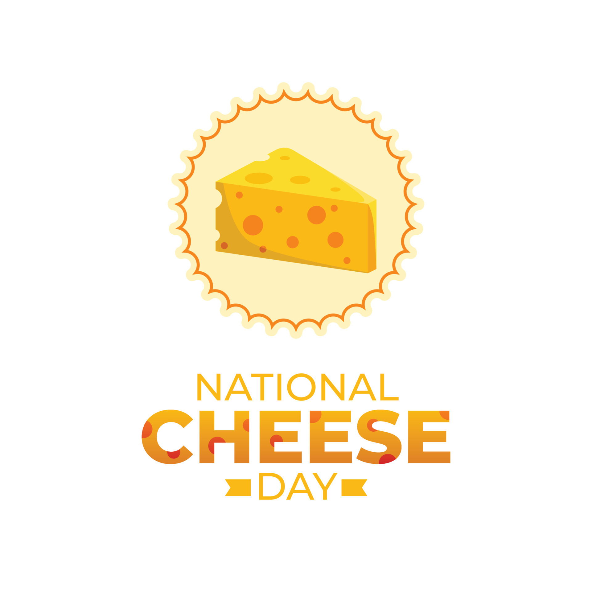 national cheese day design template for celebration. cheese vector. cheese illustration. flat