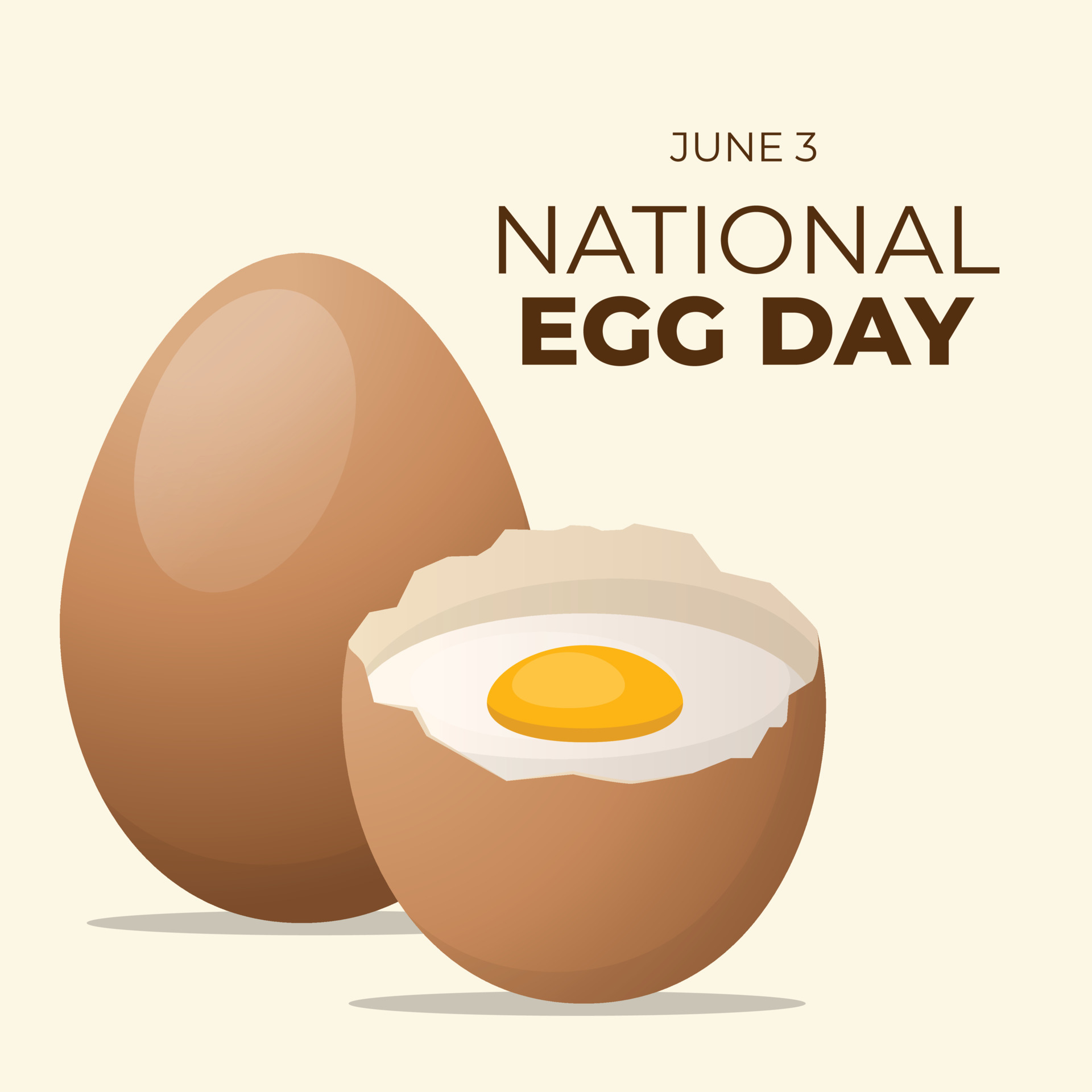 national egg day design template for celebration. national egg day