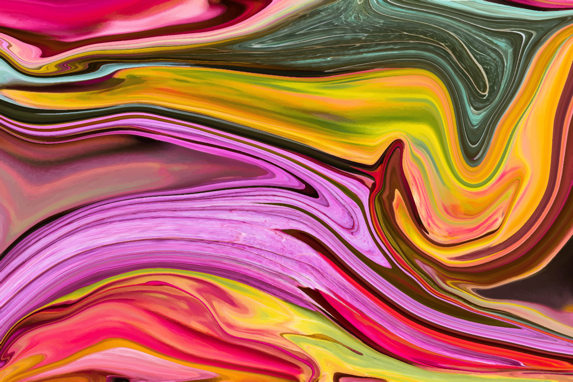 Art Rainbow Color Splash Brush Strokes Paint Abstract Background