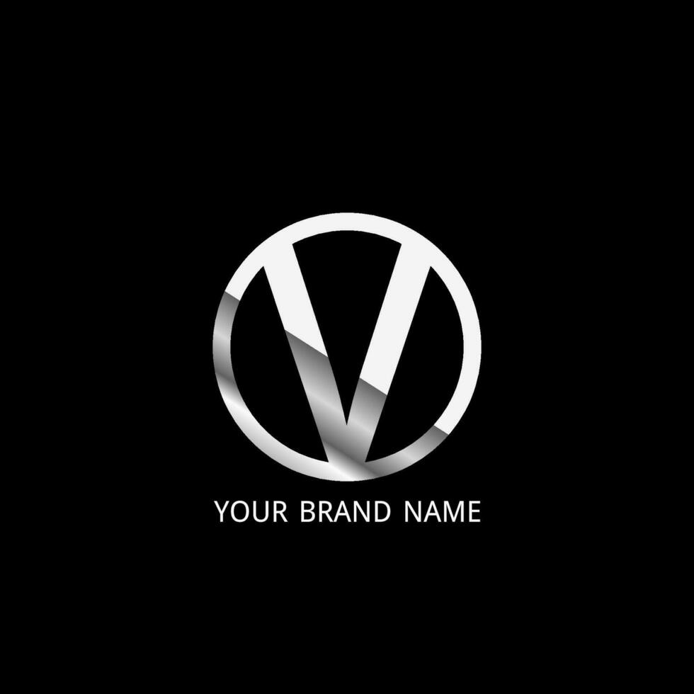 initial letter logo with swoosh design vector template.