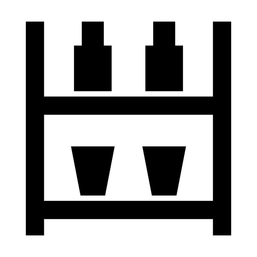 Shelves Vector Glyph Icon Design