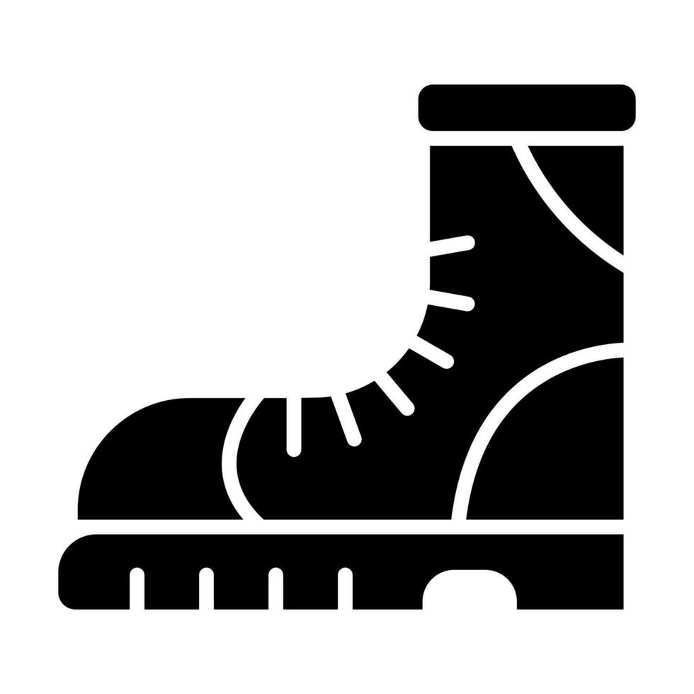 bota vector glifo icono diseño